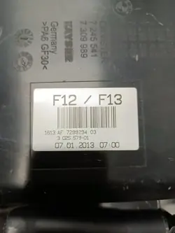 Filtre à charbon BMW Série 6 F12/F13 3.0 OEM 7299294