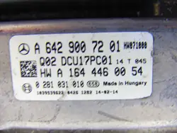 Módulo de controle Bluetec AdBlue usado OEM A6429007201
