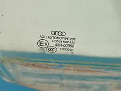 Vitre Portière Avant Passager Audi Q5 OEM IMPRK1539436