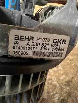 Resistor de ventilador Mercedes W211 A2308216351