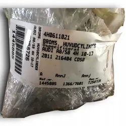 Cylindre de maître de frein AUDI A4 B8 4H0611021