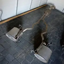 Komplett avgassystem BMW X5 E53 3.0D M57N OEM