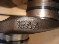 Vilebrequin OEM TŁOK 81L97 SKODA WAŁ 38AA pour VW