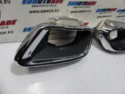 BMW Pakoputken Pää Vasen + Oikea OEM 8074189 8074190