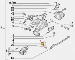 Opel Zafira Intercooler-putki 2015 2.0L 55572963