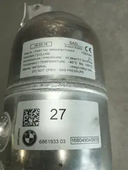 Réservoir de pression BMW 7 G11 750i OEM 6861933