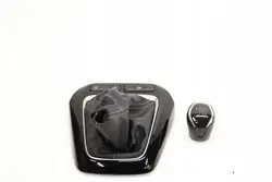 Växelspakskåpa Röd Läder Opel Astra J 11-18