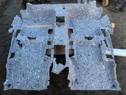 OEM 8Y0863919C Audi A3 8Y Sedan golvisoleringsmatta