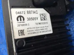 Jeep Wrangler JL 21-22 Distronic-kamera OEM 68484709AG