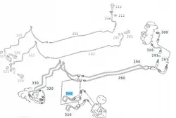 Manguera sistema ABC OEM A2309973282 Mercedes SL R230