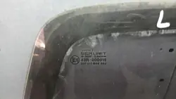 Vitre de hayon gauche OEM VOLVOMAR-137795 Peugeot Partner