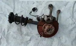 BMW F30 N47 Vooras Links Ophanging & Rem Assemblage