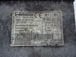 Webasto-värmare OEM 98368D för Chrysler Voyager IV