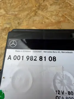 Batería Mercedes AGM 80Ah 12V OEM A0019828108