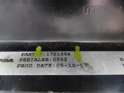 Toit Ouvrant Cabine Scania OEM 1721364 - État Utilisé
