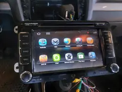 Radio Android 2 DIN CD para Volkswagen Golf V