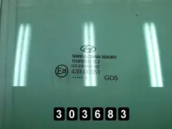 Hyundai dörrglas OEM AM-303683 - Begagnad