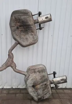 OEM 22894035 Dubbel Avgasljuddämpare för Opel Insignia A 2.0 Turbo