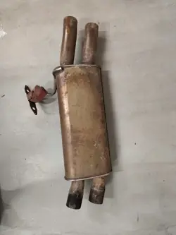 Porsche Cayenne 7L OEM 7L5253211 Doppel Auspuff Schalldämpfer