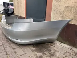 Pare-chocs arrière Skoda Octavia II Kombi 08-13 4xPDC Argent OEM