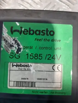Webasto Lämmitys Ohjain SG 1585/24V 1303191C