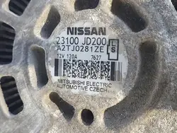 ALTERNATOR Nissan Qashqai 2.0 16V 23100JD200