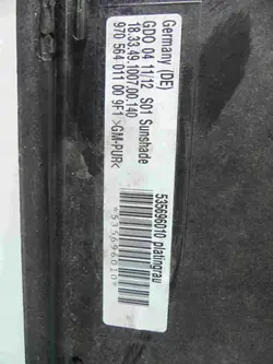 Schuifdak OEM 97062421104 Porsche Panamera 970 09-13
