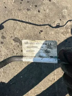 Conduit suspension pneumatique avant Citroen C8 OEM 9663094280