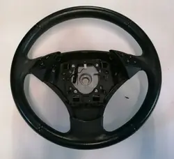 Volante de couro multifuncional BMW 5 E60 E61 03-