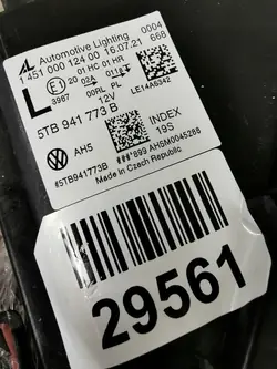 Phare Avant Gauche VW Touran 3 III 5TB Full Led 14- OEM 5TB941773B