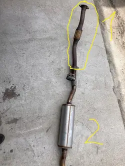 Honda OE Tłumik złącze elastyczne OEM TUMNIK