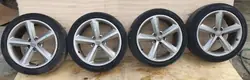 Audi A4 B8 S-line 18" Jantes alu jeu OEM 8K0601025Q