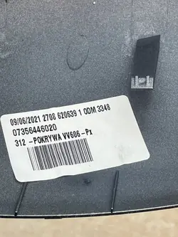 Couvercle de miroir droit Fiat 500 VR695