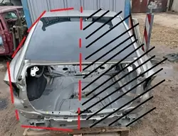 Gebrauchte Volvo OE REARLEFTQUARTER linke hintere Kotflügel