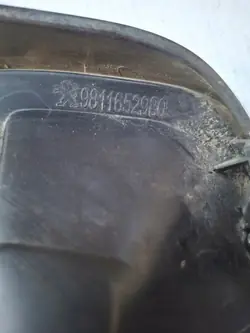 Bout d'échappement droit OEM 9811652980 pour Peugeot