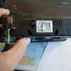 Begagnad Klockdisplay OEM 9664644280-02 för Citroen