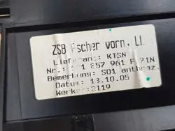 OEM WYSUWANA Aschenbecher & Zigarettenanzünder für VW Touran I