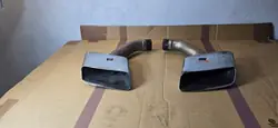 Embouts d'échappement Audi Q7 4M 3.0 TDI OEM 4M0253681/4M0253682