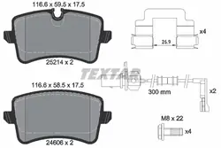 Pastillas de freno Textar usadas OEM 2521401