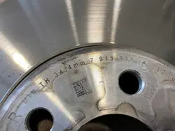 Disque de frein avant OEM 7915322 côté droit BMW 4