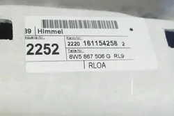 Plafonnier Audi A4 B9 8W Berline OEM 8W5867506G