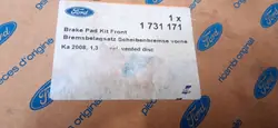 Bremsbeläge vorne OEM 1731171 für Ford Ka 2008-