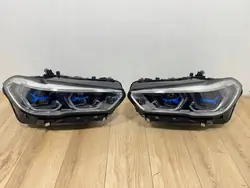 Faróis dianteiros laser BMW X5 X6 G05 G06 esquerdo direito