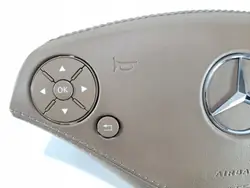Mercedes W221 förarens krockkudde OEM A2218602902 Beige läder