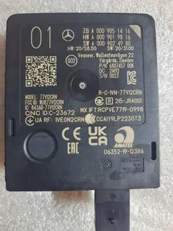 Bakre Radarsensor Mercedes W206 W223 W232 W295 W297 A0009051416