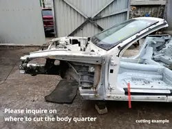 Framvänster stänkskärm OEM 282633 för Mercedes-Benz SL