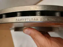 Disco de Freio Dianteiro CHRYSLER FIAT LANCIA DODGE 330mm OEM 2AMV9712AA