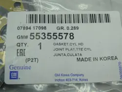 Cilinderkop pakking OEM 55355578 voor Opel Astra III H