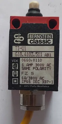 Interruttore di fine corsa BERNSTEIN CLASSIC TI-U1