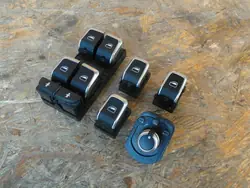 AUDI Q3 8U Fensterheber Schalter Spiegelverstellung Chrom Set